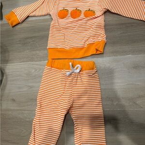Orange Striped Pumpkin Outfit